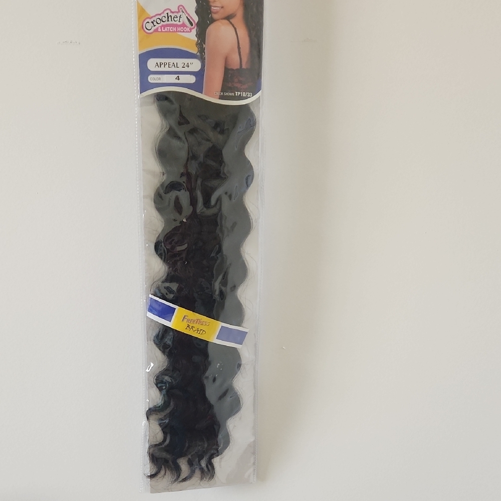Braid Appeal 24" Crochet Hair - Black (Color 4) - Picture 3 of 5